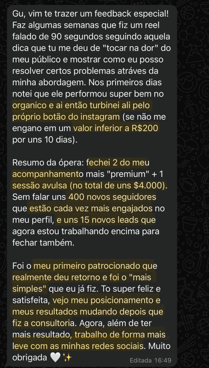 Depoimento da Bia